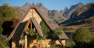 cathedral peak hotel wedding